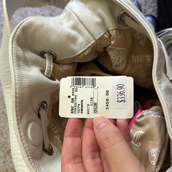 Juicy Coture limited collectors edition white leather shoulder bag - Picture 11 of 15